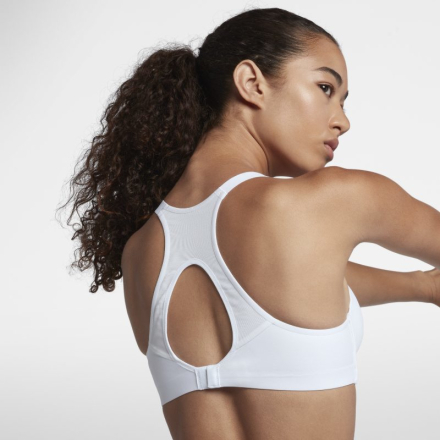 Nike Dri-FIT Rival Women's High-Support Padded Sports Bra - White