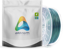 Addnorth E-PLA-filament för 3D-skrivare 1,75 mm Aurora Green