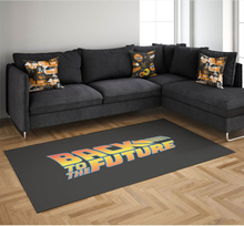 Back To The Future BTTF Logo Woven Rug - Small