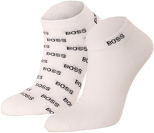 BOSS 2P Allover Printed Ankle Sock Weiß Gr 39/42 Herren