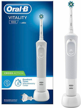 Elektrisk tandbørste Oral-B Cross Action Hvid