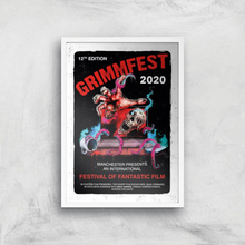 Grimmfest 2020 Tour Giclee Art Print - A3 - White Frame