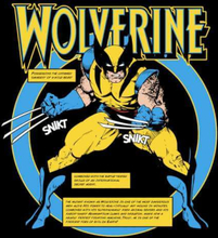 X-Men Wolverine Bio Women's Cropped Hoodie - Black - XS