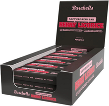 Barebells Soft Proteinbar, 12x55g, Berry Licorice