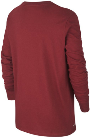 Cleveland Cavaliers Nike Dri-FIT Logo Older Kids' Long-Sleeve NBA T-Shirt - Red