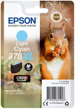 Epson T378 XL Bläckpatron Ljus cyan