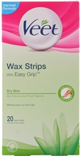 Veet Ready To Use Wax Strips - Dry Skin 20 kpl