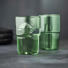 Torino Glas, Grön, 2-pack, 40 cl - Lyngby Glas