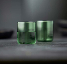 Torino Shotglas, Grön, 2-pack, 6 cl - Lyngby Glas