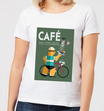 Mark Fairhurst Cafe Du Cycliste Women's T-Shirt - White - S