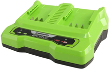 Greenworks Batteriladdare för 2 batterier 24 V 2 A