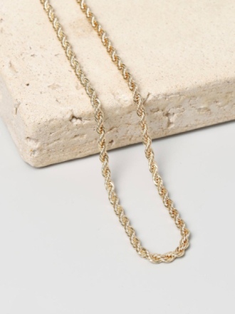Real Gold Plated Twist Chain