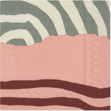 Marimekko - Serviett 33x33 cm beige/grønn/rosa
