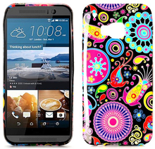 HTC One M9 Hülle - Soft Case - Bunte Fische