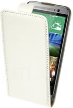Slim FlipCase - PU-Leder - HTC One M8 - weiss