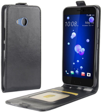 HTC U11 Life Case - Slim FlipCase - PU-Leder - schwarz
