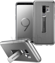Samsung Galaxy S9 Plus Hülle - Protectiv Standing Cover - silber