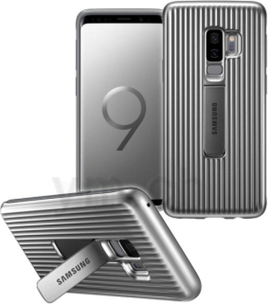 Samsung Galaxy S9 Hülle - Protectiv Standing Cover - silber