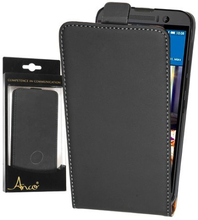 HTC One M9 Case - Anco - Premium FlipCase - Echtleder - schwarz