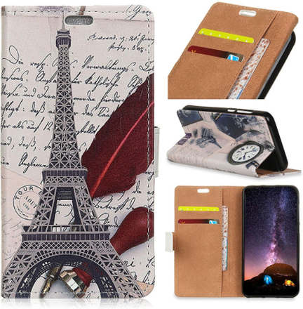 LG G7 Case - Book Case - PU-Leder - Paris