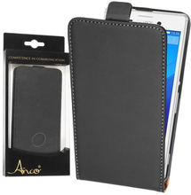 Sony Xperia M4 Aqua Case - Anco - Premium FlipCase - Echtleder - schwarz