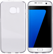 Samsung Galaxy S7 Edge Hülle - TPU Cover - FeatherLine - transparent-schwarz