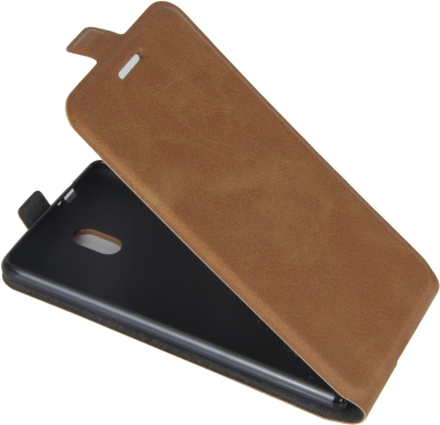 Nokia 6 Case - Flip Case - PU-Leder - braun