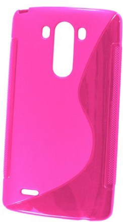 Rubber Case Wave - LG G3 - pink