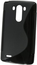 Rubber Case Wave - LG G3 - schwarz