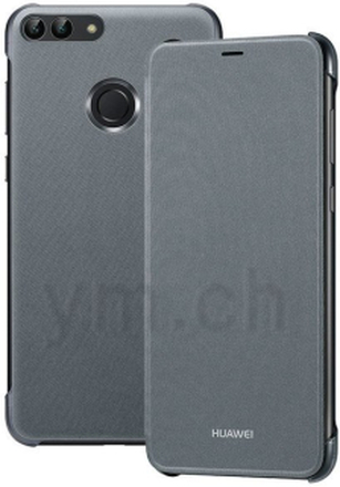 Huawei P Smart Case - Huawei Original - Flip Cover - schwarz