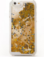 Apple iPhone 6 / 6S Hülle - Hard Case - Dynamic Glitter and Stars - gold