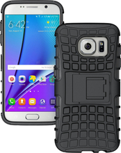 Samsung Galaxy S7 Edge Hülle - Survivor - 2in1 Stand Back Cover - TPU Case - ...