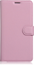 Huawei Nova Case - Book Case Flip Stand - PU-Leder - rosa