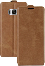 Samsung Galaxy S8 Plus Case - Slim FlipCase - PU-Leder - braun