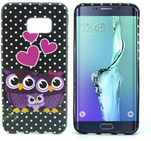 Samsung Galaxy S6 Edge+ Hülle - Soft Case - Eulen