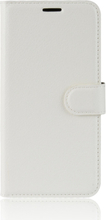 Google Pixel 3 XL Case - Book Case Flip Stand - PU-Leder - weiss