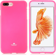 Apple iPhone 8 Plus / 7 Plus Hülle - Mercury - Goospery Jelly Cover - pink