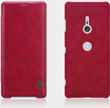 Sony Xperia XZ3 Case - Nillkin - Qin Ledercover - rot
