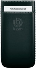 Samsung Galaxy S5 Tasche - Bugatti - Pure Premium Case - Echtleder - schwarz