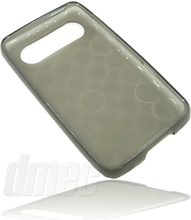 Kunststoff GEL Case für HTC HD7, schwarz/transparent (Solange Vorrat)