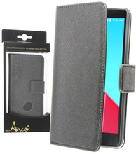 LG G4 Case - Anco - BookCase mit Kreditkartenfach - PU-Leder - schwarz