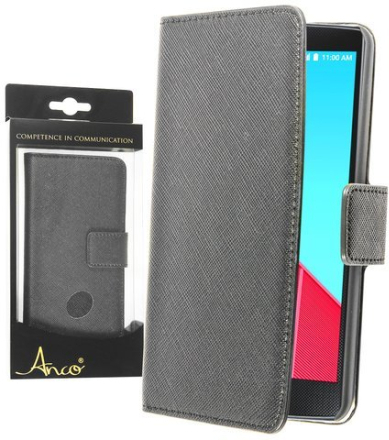 LG G5 Case - Anco - BookCase mit Kreditkartenfach - PU-Leder - schwarz