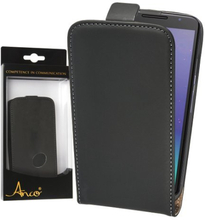 Motorola Google Nexus 6 Case - Anco - Premium FlipCase - Echtleder - schwarz