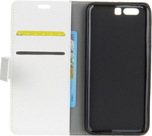 Huawei Honor 9 - Slim Flip Wallet Case - PU-Leder - weiss