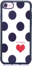 Apple iPhone 8 / 7 Hülle - 2in1 Back Cover - I'm Happy