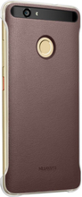 Huawei Nova Case - Huawei Original - Leather Cover - braun