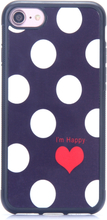 Apple iPhone 8 / 7 Hülle - 2in1 Back Cover - I'm Happy - Black Edition