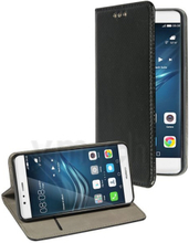 Huawei P9 Case - Book Case mit Kreditkartenfach - PU-Leder - schwarz