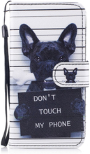 Apple iPhone XS / X Case - BookCase - Don't touch my phone