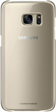 Samsung Galaxy S7 Edge Hülle - Samsung - Clear Cover - gold